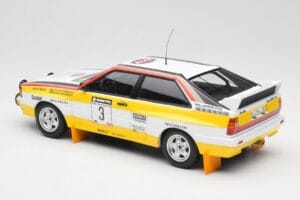 Audi Quattro A2 #3 S. Blomqvist / B. Cederberg Audi Sport Winners Sanyo Rally of New Zealand 1984 Minichamps 1:18 155841103 D - image 5 of 6