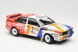 Audi Quattro A2 Schmidt Motorsport #2 H. Demuth / W. Lux Winners Hunsrück Rally 1984 Minichamps 1:18 155841102 Diecast - image 4 of 6