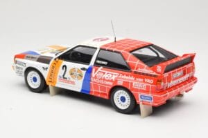Audi Quattro A2 Schmidt Motorsport #2 H. Demuth / W. Lux Winners Hunsrück Rally 1984 Minichamps 1:18 155841102 Diecast - image 5 of 6
