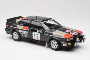 Audi Quattro #12 M. Mouton / F. Pons Audi Sport Rally de Portugal 1981 Minichamps 1:18 155811112 Diecast - image 4 of 6
