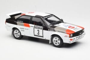 Audi Quattro #3 H. Mikkola / A. Hertz Rally Finland 1982 IXO 1:18 18RMC094A Diecast - image 4 of 6