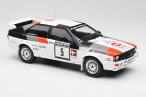 Audi Quattro #5 H. Mikkola / A. Hertz 1000 Lakes Rally 1982 IXO 1:18 18RMC094B Diecast - image 4 of 6