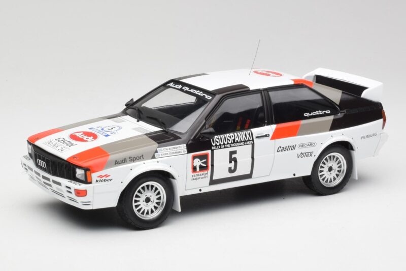 Audi Quattro #5 H. Mikkola / A. Hertz 1000 Lakes Rally 1982 IXO 1:18 18RMC094B Diecast