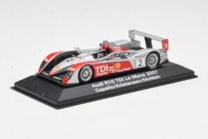 Audi R10 TDI LMP1 #2 R. Capello / T. Kristensen / A. McNish 24 Hours of Le Mans 2007 Minichamps 1:43 5020700223 Diecast - image 2 of 4