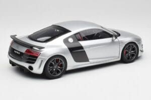 Audi R8 GT Type 42 Ice Silver Metallic Kyosho 1:18 09218IS Diecast - image 3 of 8
