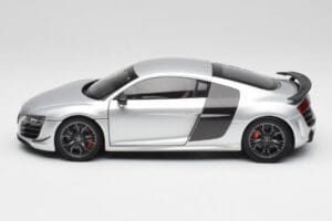 Audi R8 GT Type 42 Ice Silver Metallic Kyosho 1:18 09218IS Diecast - image 4 of 8