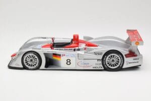 Audi R8 LMP900 #8 Audi Sport Team Joest F. Biela / E. Pirro / T. Kristensen 24 Hours of Le Mans 2000 Maisto 1:18 38899 Diecas - image 3 of 6