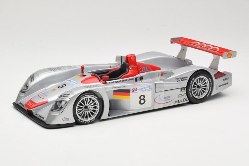 Audi R8 LMP900 #8 Audi Sport Team Joest F. Biela / E. Pirro / T. Kristensen 24 Hours of Le Mans 2000 Maisto 1:18 Audi R8 LMP900 #8 Audi Sport Team Joest F. Biela / E. Pirro / T. Kristensen 24 Hours of Le Mans 2000 Maisto 1:18 38899 Diecas
