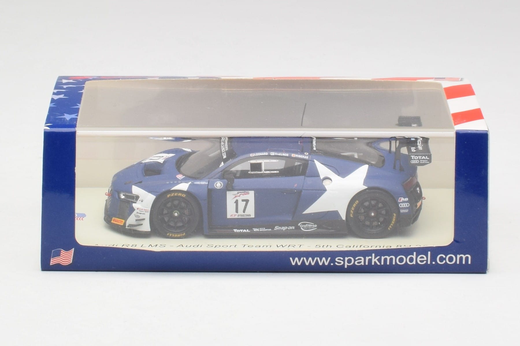 Spark Audi R8 LMS GT3 #17 1:43 California 8h 2018