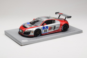 Audi R8 LMS #99 F. Biela / P. Kaffer / M. Fässler / M. Hennerici Phoenix Racing 24 Hours Nürburgring 2009 Spark 1:18 18S041 R - image 2 of 6