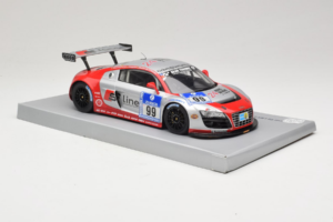 Audi R8 LMS #99 F. Biela / P. Kaffer / M. Fässler / M. Hennerici Phoenix Racing 24 Hours Nürburgring 2009 Spark 1:18 18S041 R - image 4 of 6
