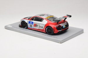 Audi R8 LMS #99 F. Biela / P. Kaffer / M. Fässler / M. Hennerici Phoenix Racing 24 Hours Nürburgring 2009 Spark 1:18 18S041 R - image 5 of 6