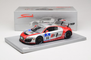 Audi R8 LMS #99 F. Biela / P. Kaffer / M. Fässler / M. Hennerici Phoenix Racing 24 Hours Nürburgring 2009 Spark 1:18 18S041 R - image 6 of 6