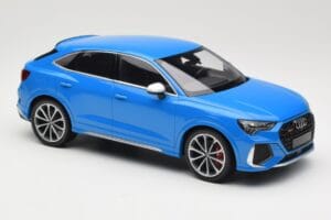Audi RS Q3 F3 Sportback Blue Minichamps 1:18 155018101 Diecast - image 4 of 6