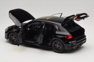 Audi RS3 8Y Sportback Myth Black Norev 1:18 188388 Diecast - image 5 of 8