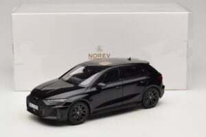 Audi RS3 8Y Sportback Myth Black Norev 1:18 188388 Diecast - image 8 of 8