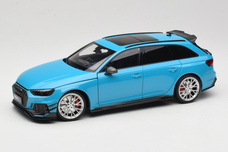 Audi RS4 B9 Avant Darwin Pro Blue Kilo Works 1:18 KLW002303 Diecast