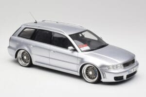 Audi RS4 B5 Avant Silver Custom Wheels Otto 1:18 OT521 Resin - image 4 of 6
