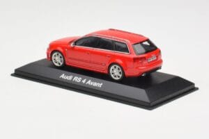 Audi RS4 B7 Avant Red Minichamps 1:43 5010509213 Diecast - image 3 of 4