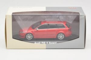Audi RS4 B7 Avant Red Minichamps 1:43 5010509213 Diecast - image 4 of 4