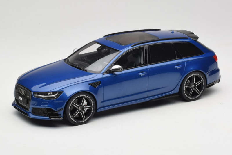 Audi RS6 C7 ABT Performance Avant Blue Exclusive Edition GT Spirit 1:18 AUDI011 Resin