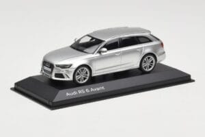 Audi RS6 C7 Avant Prisma Silver Minichamps 1:43 5011216213 Diecast - image 2 of 4