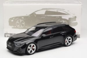 Audi RS6 C8 Avant Black Metallic Minichamps 1:18 155018014 Diecast - image 6 of 6
