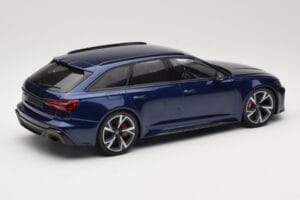 Audi RS6 C8 Avant Blue Metallic Minichamps 1:18 155018011 Diecast - image 2 of 6