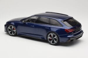 Audi RS6 C8 Avant Blue Metallic Minichamps 1:18 155018011 Diecast - image 5 of 6