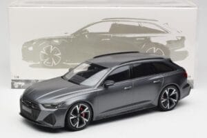 Audi RS6 C8 Avant Matt Grey Minichamps 1:18 155018015 Diecast - image 6 of 6
