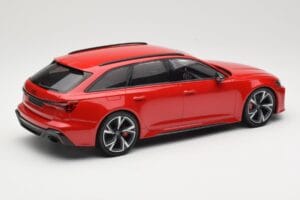 Audi RS6 C8 Avant Red Metallic Minichamps 1:18 155018010 Diecast - image 2 of 6