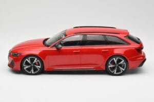 Audi RS6 C8 Avant Red Metallic Minichamps 1:18 155018010 Diecast - image 3 of 6