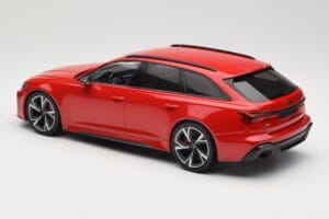 Audi RS6 C8 Avant Red Metallic Minichamps 1:18 155018010 Diecast - image 5 of 6