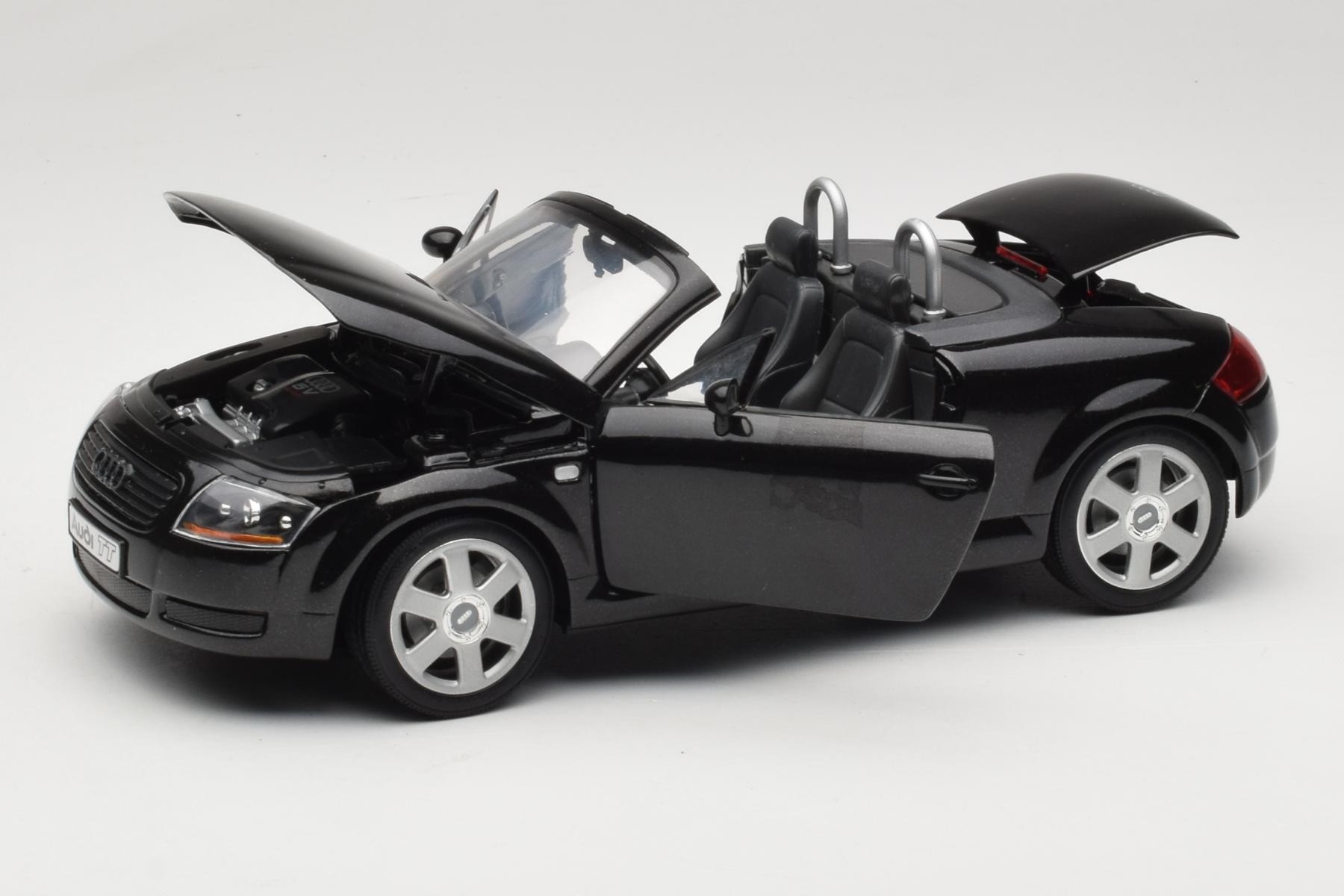 自動車 Revell Audi TT Roadster 1:18 Revell Audi TT 8N Roadster 1:18 Diecast Black