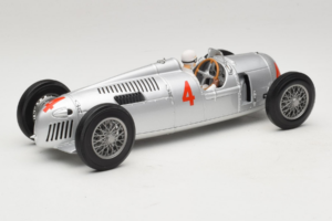Auto Union Typ C #4 A. Varzi 2nd Place Monaco GP 1936 Minichamps 1:18 155361004 Diecast - image 2 of 6