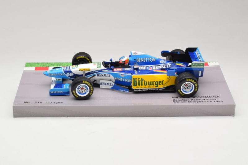 Benetton B195 Renault #1 M. Schumacher European GP Winner F1 World Champion 1995 Minichamps 1:18 Benetton B195 Renault #1 M. Schumacher European GP Winner F1 World Champion 1995 Minichamps 1:18 513953201 Diecast