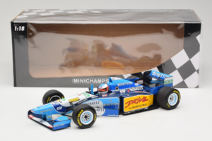 Benetton B195 Renault #1 M. Schumacher Benetton Formula French Grand Prix Winner 1995 Minichamps 1:18 100950001 Diecast - image 7 of 7
