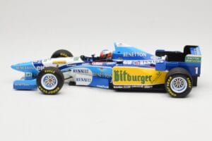 Benetton Renault B195 #1 M. Schumacher Winner German GP 1995 Minichamps 1:18 510952701 Diecast - image 3 of 6