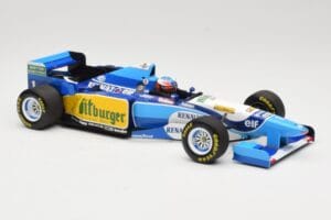 Benetton Renault B195 #1 M. Schumacher Winner Pacific GP F1 World Champion 1995 Minichamps 1:18 510953301 Diecast - image 4 of 6