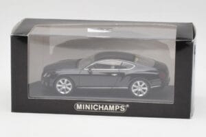 Bentley Continental GT Beluga Black Minichamps 1:43 436139980 Diecast - image 4 of 4