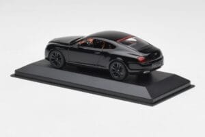 Bentley Continental GT Black With Black Wheels Minichamps 1:43 BENTLEY002 Diecast - image 3 of 4