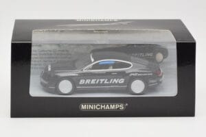 Bentley Continental GT World Record Car on Ice Black Minichamps 1:43 436139026-O Diecast - image 4 of 4