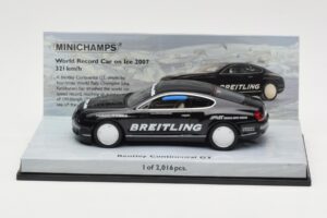 Bentley Continental GT World Record Car on Ice Black Minichamps 1:43 436139026-O Diecast