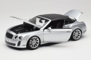 Bentley Continental Supersports Convertible 1st Gen Silver Bburago 1:18 18-11037S Diecast - image 2 of 8