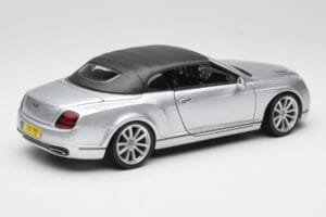 Bentley Continental Supersports Convertible 1st Gen Silver Bburago 1:18 18-11037S Diecast - image 3 of 8