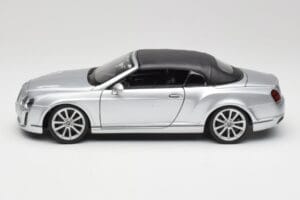 Bentley Continental Supersports Convertible 1st Gen Silver Bburago 1:18 18-11037S Diecast - image 4 of 8