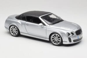 Bentley Continental Supersports Convertible 1st Gen Silver Bburago 1:18 18-11037S Diecast - image 6 of 8