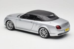 Bentley Continental Supersports Convertible 1st Gen Silver Bburago 1:18 18-11037S Diecast - image 7 of 8