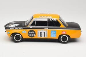 BMW 1600-2 BMW Alpina #61 R. Herzog / N. Lauda DNF 6 Hours Nurburgring 1970 Minichamps 1:18 155702661 Diecast - image 3 of 6