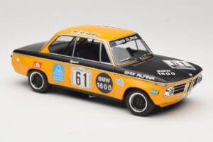 BMW 1600-2 BMW Alpina #61 R. Herzog / N. Lauda DNF 6 Hours Nurburgring 1970 Minichamps 1:18 155702661 Diecast - image 4 of 6
